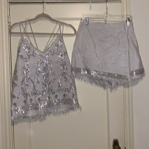 Endless Rose Matching Tank & Skort Set